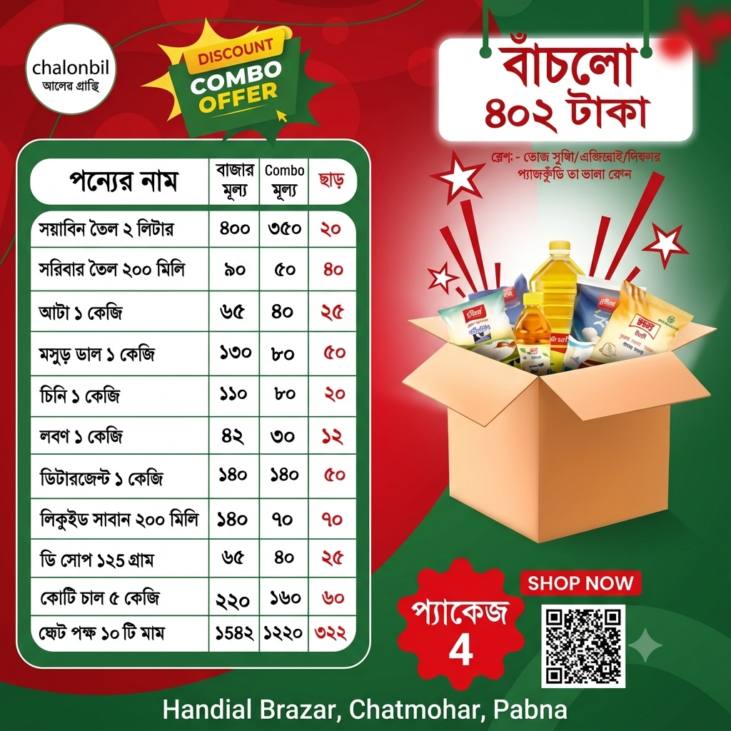 সাশ্রয়ী প্যাকেজ-৪